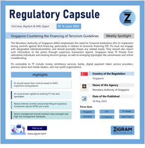 Singapore Countering the Financing of Terrorism Guidelines