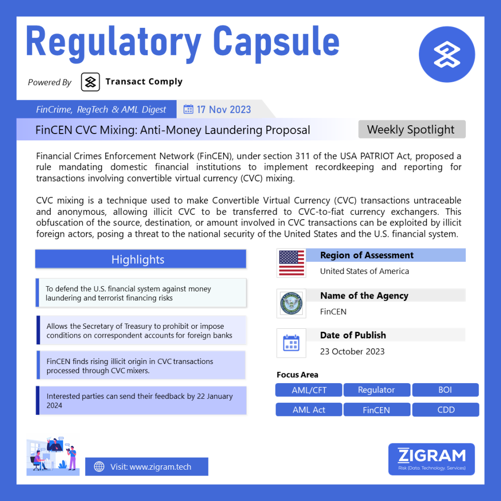 FinCEN CVC Mixing: Anti-Money Laundering Proposal RC 17November final
