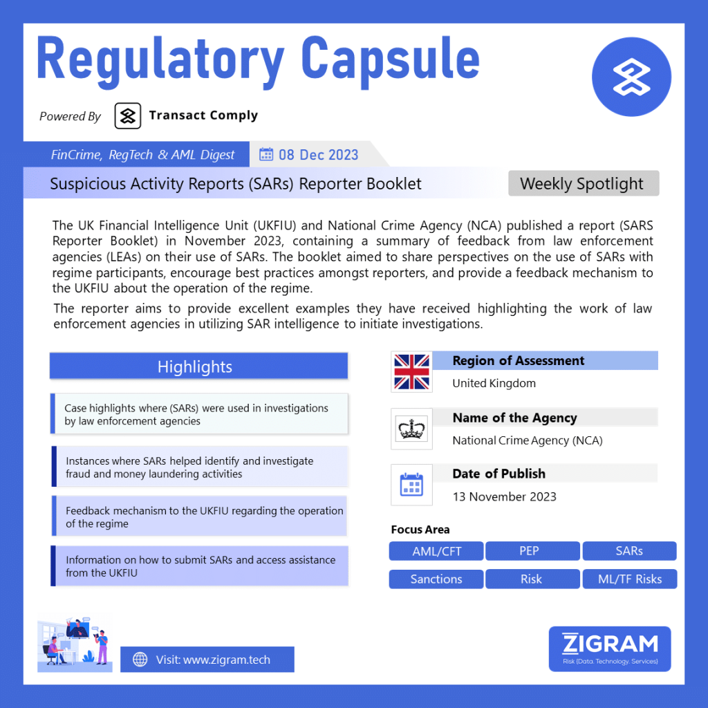 Suspicious Activity Reports (SARs) Reporter Booklet, November 2023 RC 08 Dec final sm
