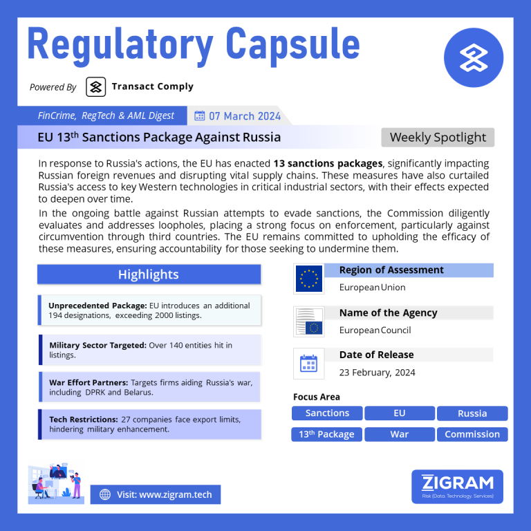 EU 13th Sanctions Package