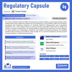 Guidance For The New Regulations Relating To Wire Transfers In AML/CFT (Requirements And Compliance) Regulations 2011