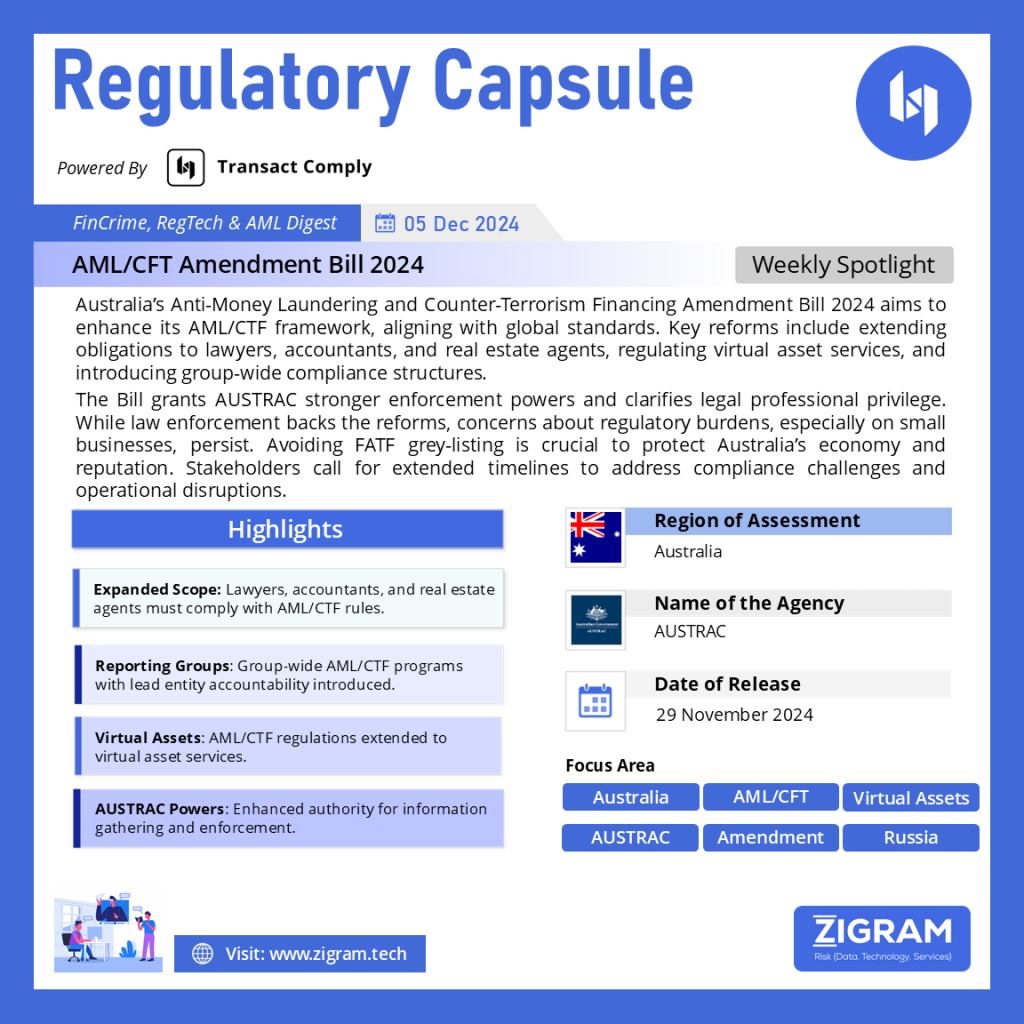 The Anti Money Laundering and Counter Terrorism Financing Amendment Bill 2024