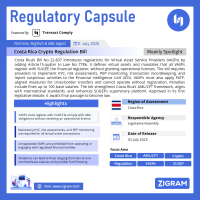 Costa Rica Crypto Regulation July 2025