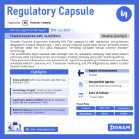 Finland Updated AML Guidelines eff. 1 July 2025