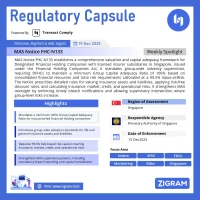 MAS Notice FHC-N133: Capital Adequacy and Valuation Framework for Insurance-Led FHCs