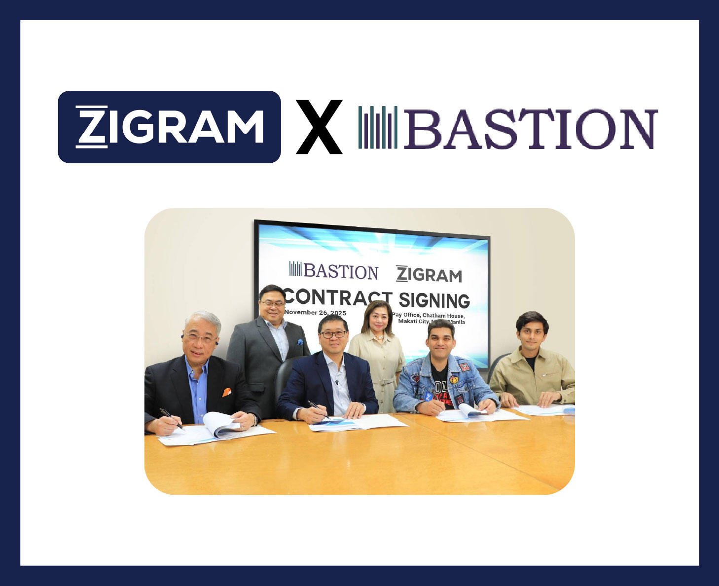 ZIGRAM and Bastion Philippines partnership
