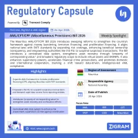 Mauritius AML/CFT/CPF Bill 2026: Key Provisions, FIU Powers & Compliance Impact