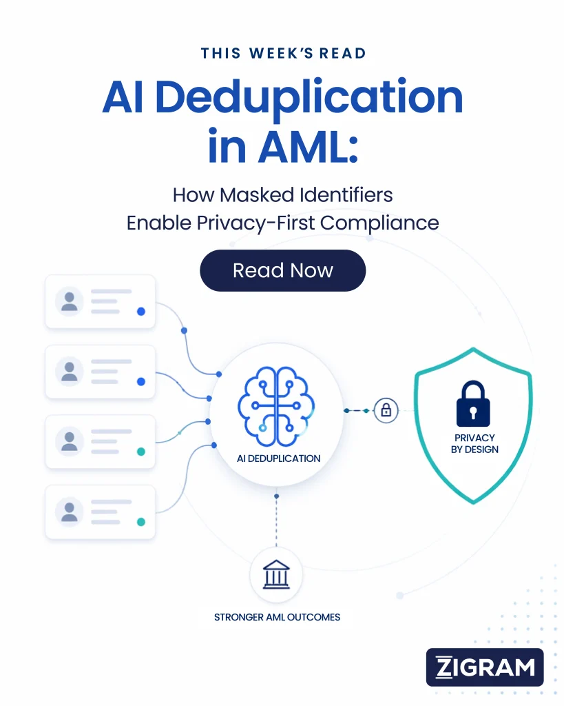 AI Deduplication Masked Identifiers