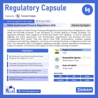 RBI Foreign Exchange Management (Authorised Persons) Regulations 2026 Guide